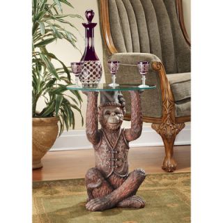Design Toscano Moroccan Monkey Business Sculptural End Table