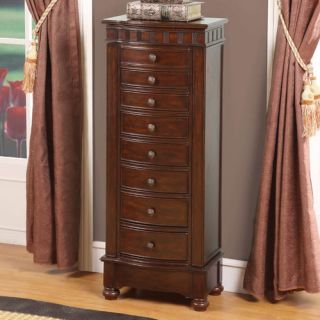 Murphy 8 Drawer Charging Jewelry Armoire Mirror