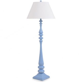 Lathed Coastal Floor Lamp