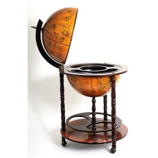 Old Modern Handicrafts Globe Drinks Cabinet Floor Standard