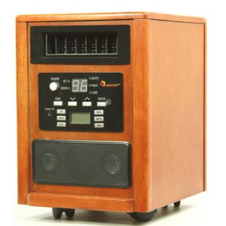 Dr. Infrared Heater 1,500 Watt Infrared Cabinet Space Heater with