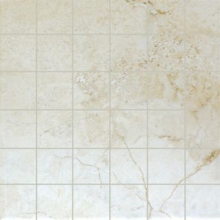 Ege Seramik Montana 2 x 2 Porcelain Mosaic in Ivory