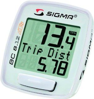 Sigma Sport BC8.12 ATS Wireless 8 Function Bicycle Computer, White  Sports & Outdoors