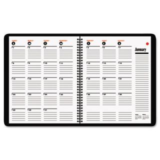 At A Glance 800 Range Monthly Planner, 9 x 11, Black, 2014