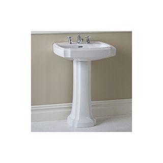 Toto Guinevere Pedestal Bathroom Sink Set   PT970 / LT972