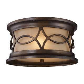 Burlington Gate 2 Light Outdoor Flush Mount