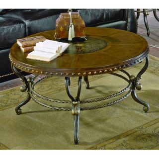 Woodbridge Home Designs 5553 Series Pedestal Coffee Table Set