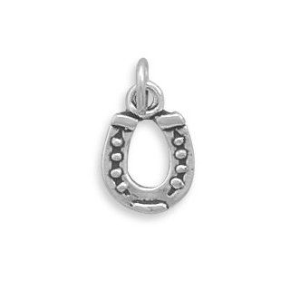 Good Luck Horseshoe Charm Sterling Silver, Made in the USA Jewelry