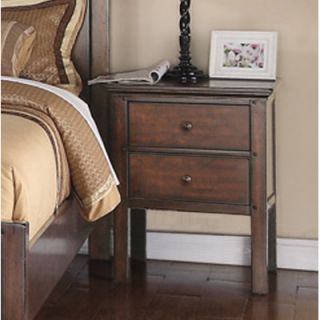 Oasis Home and Decor Forest Cove 2 Drawer Nightstand