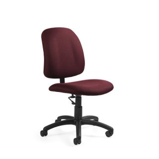 Low Back Pneumatic Armless Task Chair