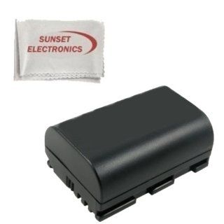 Extended Life LP E6 Replacement Battery for Canon Cameras. Includes SSE Microfiber Cleaning Cloth  Digital Camera Batteries  Camera & Photo