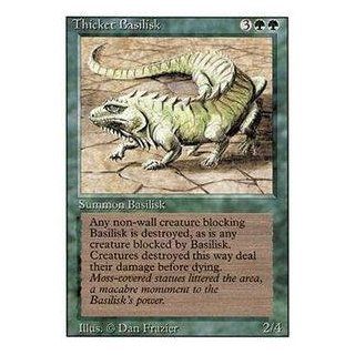 Magic the Gathering   Thicket Basilisk   Revised Edition Toys & Games