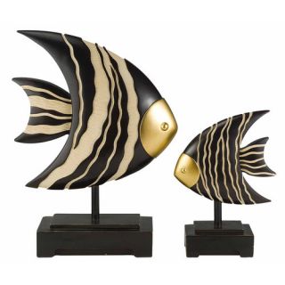 Piece African Craft Fish Figurine Set