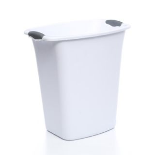 Sterilite 21 Quart White Open Wastebasket