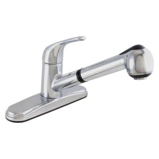 Peerless Faucets Single Handle Centerset Kitchen Faucet with Pull Out