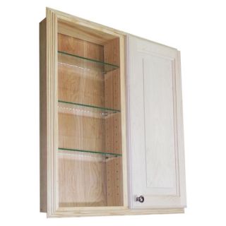 30 Baldwin Recessed Medicine Storage Cabinet with 6 Open Shelf