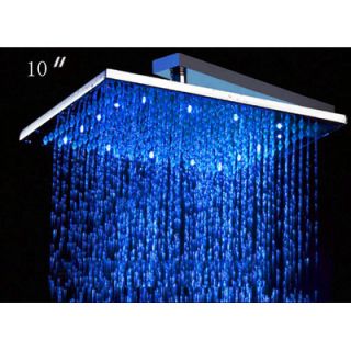 Alfi Brand 10 Square LED Rain Shower Head   LED5005