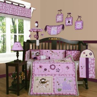 Boutique Animal Kingdom 13 Piece Crib Bedding Set