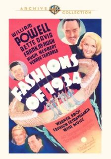 Fashions of 1934 (1934) William Powell, Bette Davis, Frank McHugh, Hugh Herbert  Instant Video