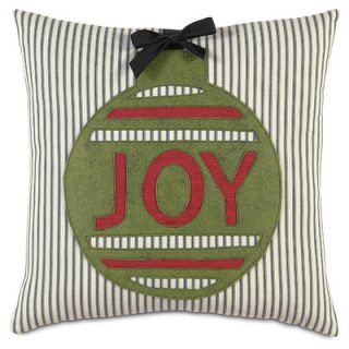 Eastern Accents Fa La La Ornament Joy Pillow