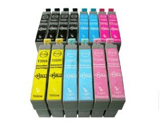 ND TM Brand Dinsink 14Pack (4BK+2C+2M+2Y+2LC+2LM) US patent Campatible ink cartridge for Epson 98 99 Artisan 730 837 725 835 printers. The item with ND Logo