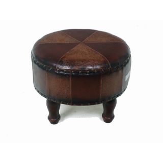 Mega Home Queen Anne Style Wood Footstool with Storage