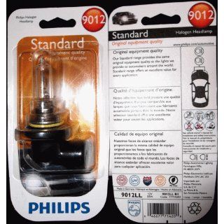 Philips 9012 Standard Halogen Headlight Bulb, Pack of 1 Automotive