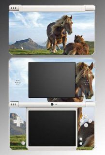 Horse Pony Stallion Mare Filly Colt Cute Girls Kids Gift Video Game Vinyl Decal Cover Skin Protector for Nintendo DSi XL Video Games