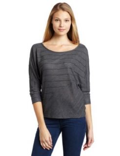 Testament Women's Paloma Boat Neck Top, Charcoal, Small