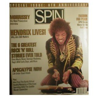 Spin Magazine April 1991 Jimi Hendrix (Single Back Issue) Spin Books