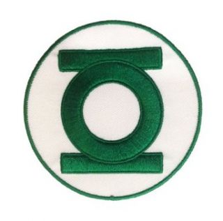 Green Lantern Dc Comics Embroidered Chest Logo Patch Clothing