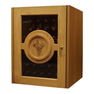 Vinotemp Provincial 2 Door Oak Wine Cooler Credenza