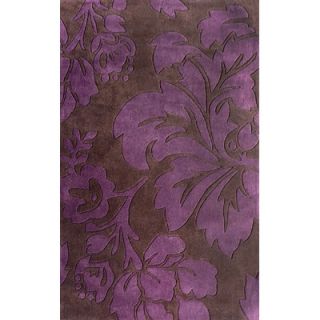 nuLOOM Cine Floral Purple Rug