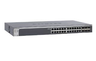 Netgear ProSAFE 28 Port Gigabit Smart Stackable Switch (GS728TSB 100NAS) Computers & Accessories
