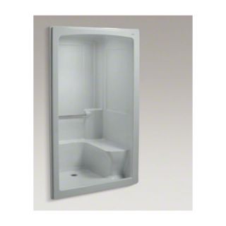 Barrier Free Shower Module with Seat On Right , 52 X 37 1/2 X 84