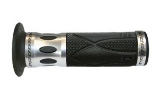 Pro Grip 728 Anodized Road/Scooter Grips   Silver/Black , Color Silver 728SV Automotive