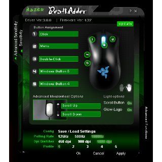Razer Deathadder Infrared Gaming Mouse Electronics