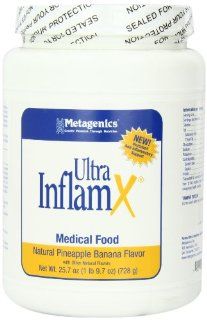 Metagenics, Ultra InflamX, Natural Pineapple Banana Flavor, 25.7 oz (728 g) Health & Personal Care