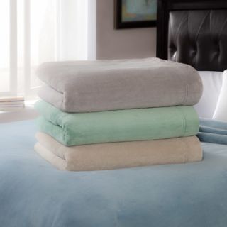 Serta Luxe Plush Micro Fleece Blanket