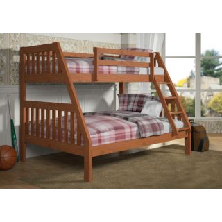 Twin over Full Standard Bunk Bed with Stairway and Underbed Storage