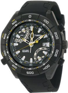 Timex Men's T2N729 Intelligent Quartz Adventure Series Altimeter Black Rubber Strap Watch Timex Watches