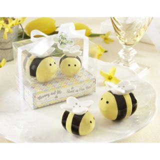 Kate Aspen Mommy and MeSweet As Can Bee Ceramic Honeybee Salt and