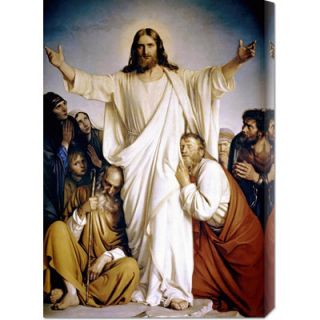 Global Gallery Christ the Consoler by Carl Bloch Stretched Canvas
