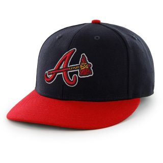 47 BRAND Mens Atlanta Braves MVP Adjustable Cap   Size Adjustable, Navy