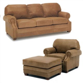 Distinction Leather Sumner Leather Sleeper Sofa and Chair Set