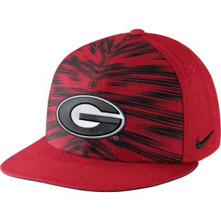 NIKE Mens Georgia Bulldogs Players Game Day True Snapback Cap   Size