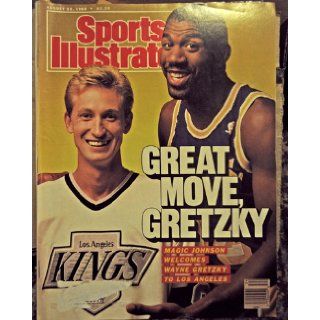 SPORTS ILLUSTRATED MAGAZINE AUGUST 22, 1988  Wayne Gretzky & Magic Johnson Cover meremart Books