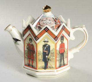 Sadler London Heritage Teapot & Lid, Fine China Dinnerware   Various Scenes Of L