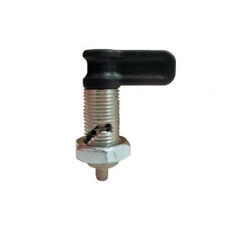 GN 712 Series Steel Type R Cam Action Indexing Plunger with Lock Nut, with Rest Position, M16 x 1.5mm Thread Size, 35mm Thread Length, 6mm Diameter Ball Nose Spring Plunger