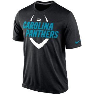 NIKE Mens Carolina Panthers Dri FIT Legend Icon Short Sleeve T Shirt   Size